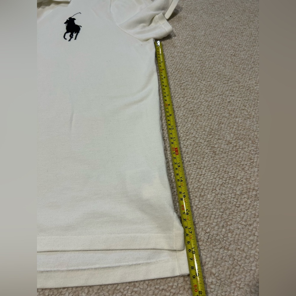 Polo Ralph Lauren Big Pony polo shirt with the number '3' Cream Men’s Size XXL - Picture 10 of 10